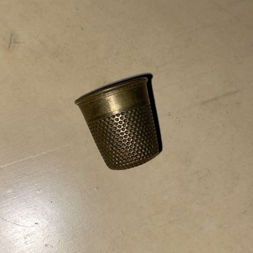 Brass thimble early 1960s