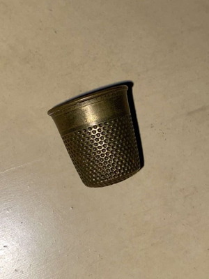 Brass thimble early 1960s