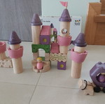 Wooden fairy tale castle Plantoys used