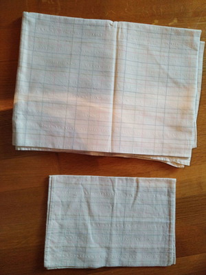 Σετ σεντονακι και μαξιλαροθήκη σαν καινούργιο