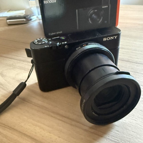 Sony RX100 IV compact camera with HOYA filters