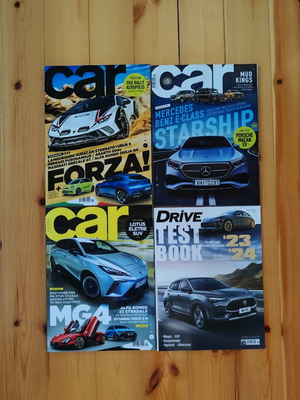 Car magazines set of 4 new editions February 2024