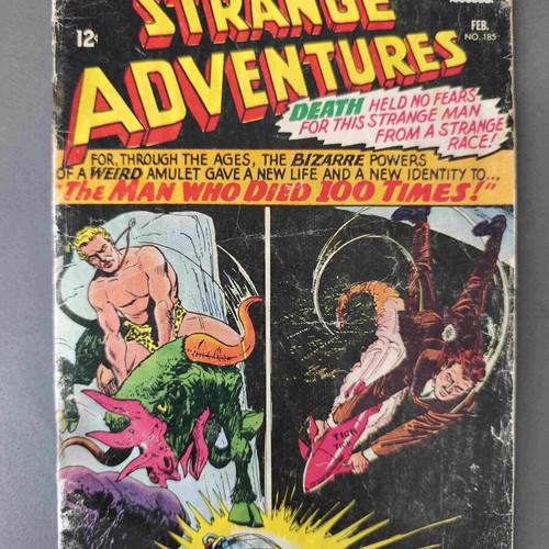 Strange Adventures 185 used comic book
