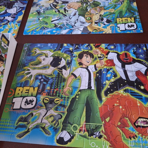 Ben 10 3 in 1 puzzle used, complete set with original box