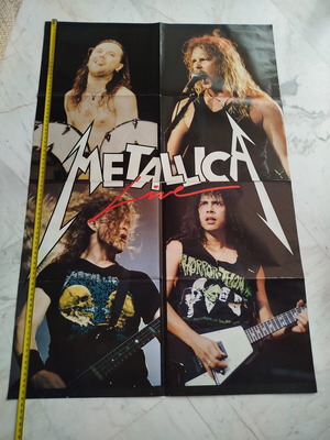 Magazine posters used, set of 6 in various sizes