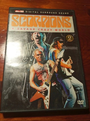 Scorpions A Savage Crazy World DVD like new