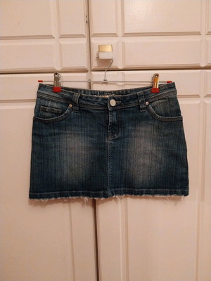 Mini denim skirt Lea like new, blue, size M