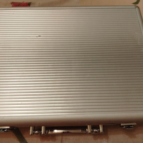 Makeup case used, clean inside