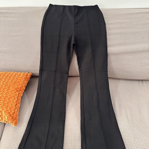 Black flared pants Mango size M like new