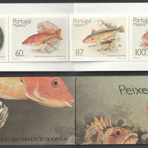 Portugal Madeira 1989 Fish Stamp Booklet new