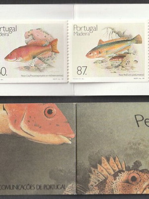 Portugal Madeira 1989 Fish Stamp Booklet new