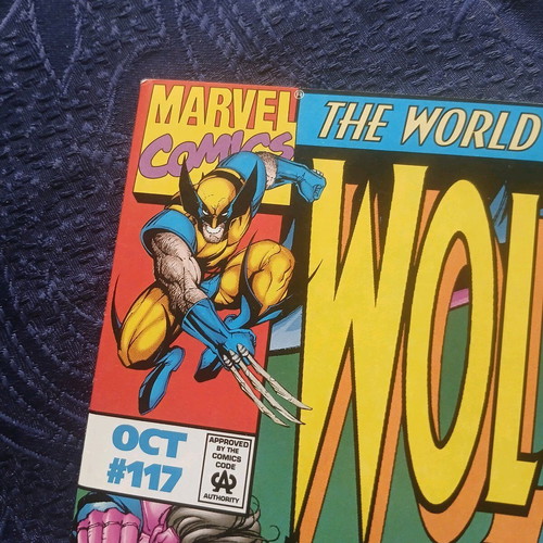 Wolverine #117 comic used with Larry Hama signature
