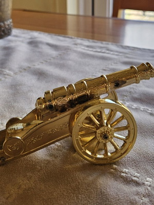 Vintage iron cannon lighter, collectible