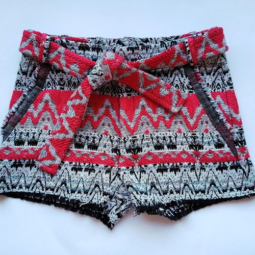Iro Paris shorts new, thick weave gray and red