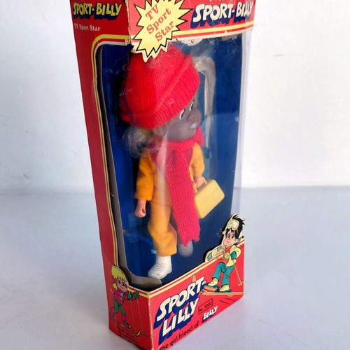 Sport Billy doll 1980 new, Greek made by Lyra
