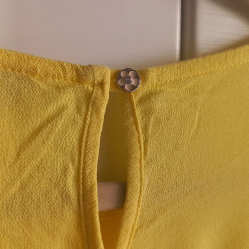 Toi & Moi women's blouse, soft yellow, size M/38/10