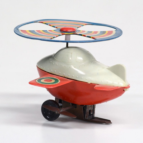 Greek Toy Amphibion used, hybrid with wings and propeller 1970's