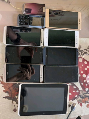 Cell phones used HTC, Samsung, Nokia