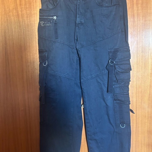Unisex cargo pants black size Medium-Large like new