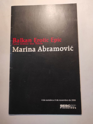 Marina Abramovich Balkan Erotic Epic 2006 used