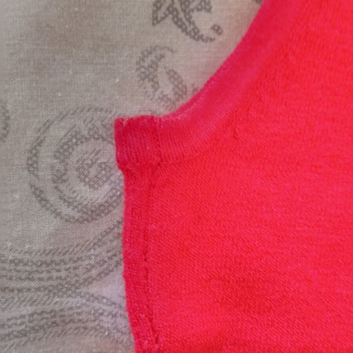 Sleeveless knitted top night out red, new