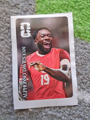 Coca-Cola World Cup 2026 Alphonso Davies sticker new