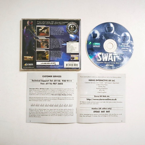 Swat 3 Close Quarters Battle PC like new, shooting game