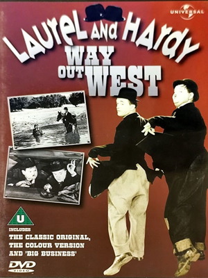 DVD Laurel and Hardy Way Out West μεταχειρισμένο, αγγλικοί υπότιτλοι