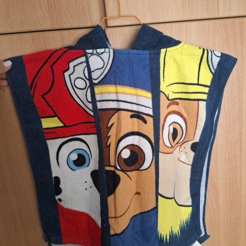 Paw Patrol Kids' Poncho Towel Age 2-5 Like New Unisex