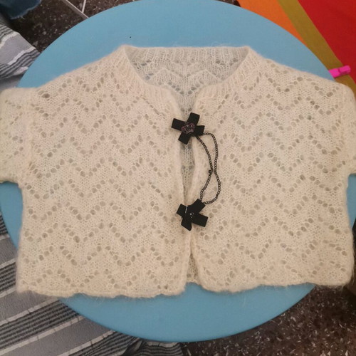 Women's cardigan used, knitted, size small, beige