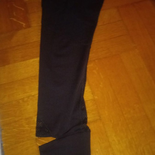 Puma leggings S black with mesh like new, worn twice