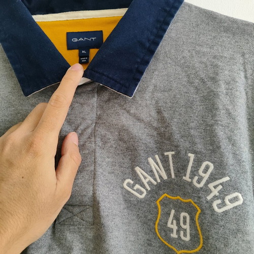 GANT Men's Sweater XL Grey Like New Cotton
