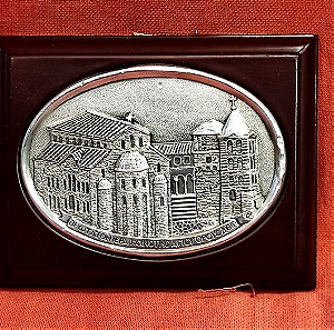 Ασημένια απεικόνιση Άθως-Άγιον Όρος (50 ευρώ).