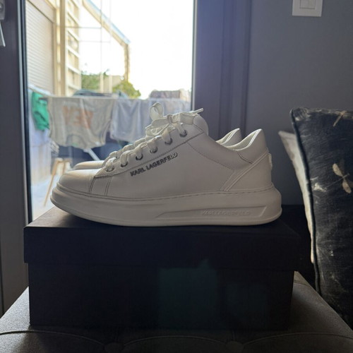 Karl Lagerfeld sneakers, white, wide fit, size 42