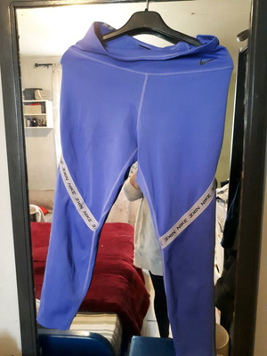 Nike leggings blue like new, size S