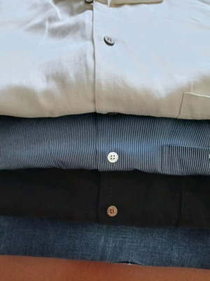 Men's clothes XL used, pack of 4 pieces, black and beige