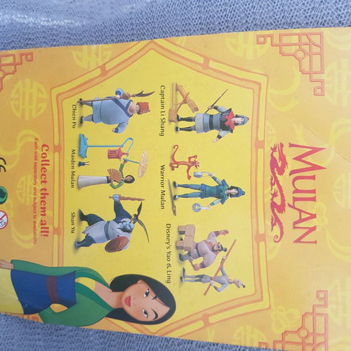 Mulan Captain Li Shang figure used, Disney 1997
