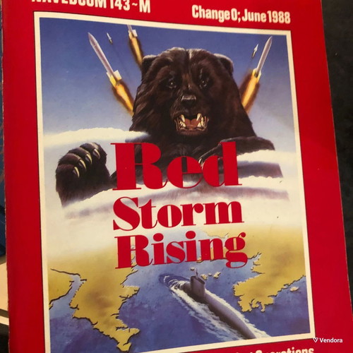 Red Storm Rising MicroProse used PC game with floppy disks for collectors