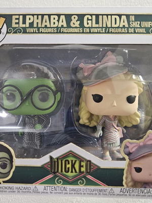 Elphaba & Glinda 2 πακέτο Funko Pop σαν καινούργιο με κουτί
