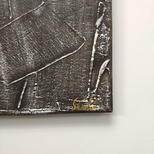 Five-piece painting like new handmade with signature