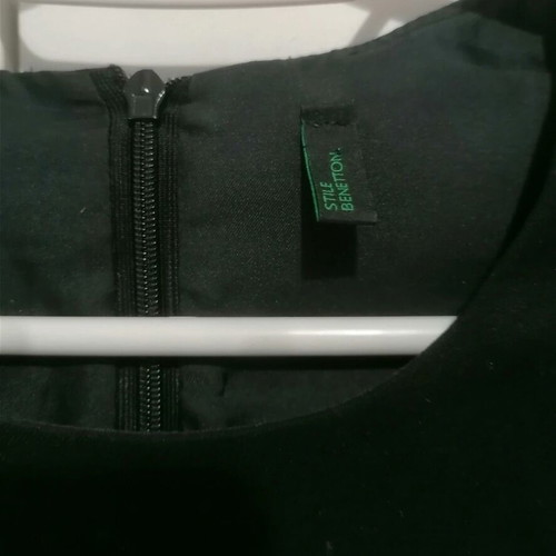 Benetton dress new, size S, black and gray
