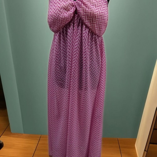 Summer maxi dress pink-purple size 40 new with tag