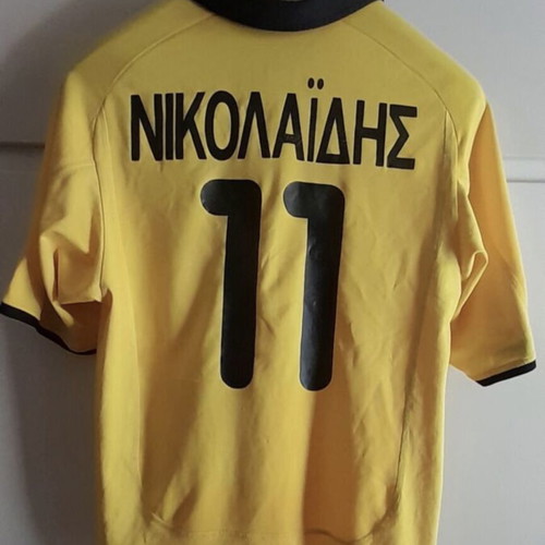 AEK Nike Demis Nikolaidis jersey medium used, good condition