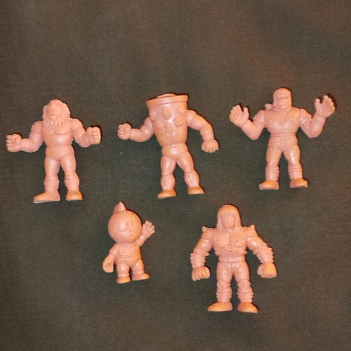 M.U.S.C.L.E. Men φιγούρες 1,5" σε χρώμα δέρματος μεταχειρισμένες, 5 τεμ.