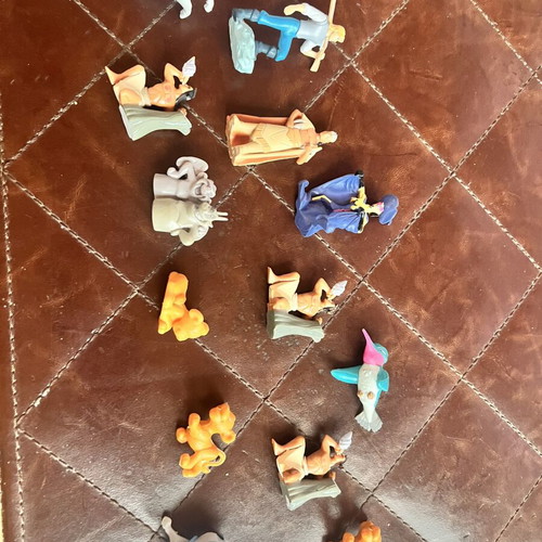 Disney characters from Nestle Magic Kinder Surprise used
