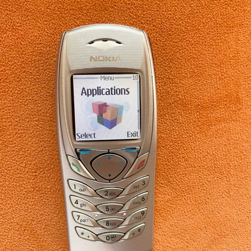 Nokia 6100 used, gray phone