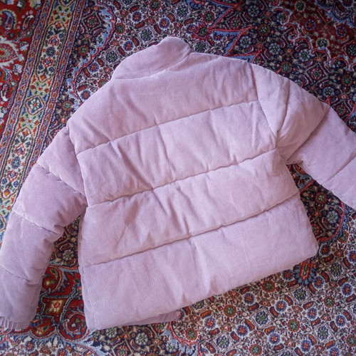 Mango Kids Puffer Jacket for Girls 11 Years Like New Violet Lilac