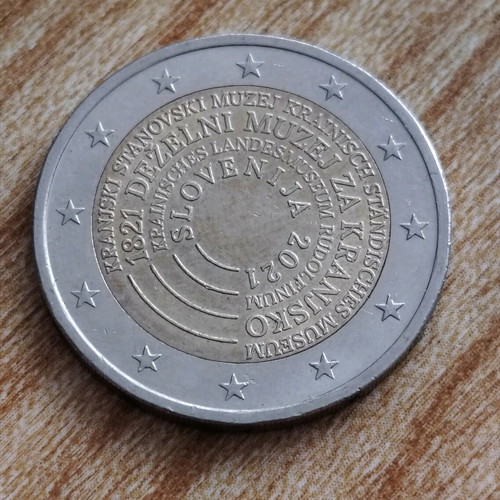Commemorative 2 Euro Coin Slovenia 2021 like new