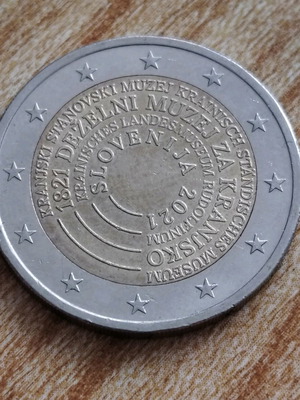 Commemorative 2 Euro Coin Slovenia 2021 like new