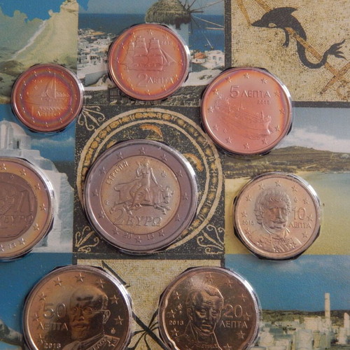 Euro Coin Set 2013 new official issue from Bank of Greece